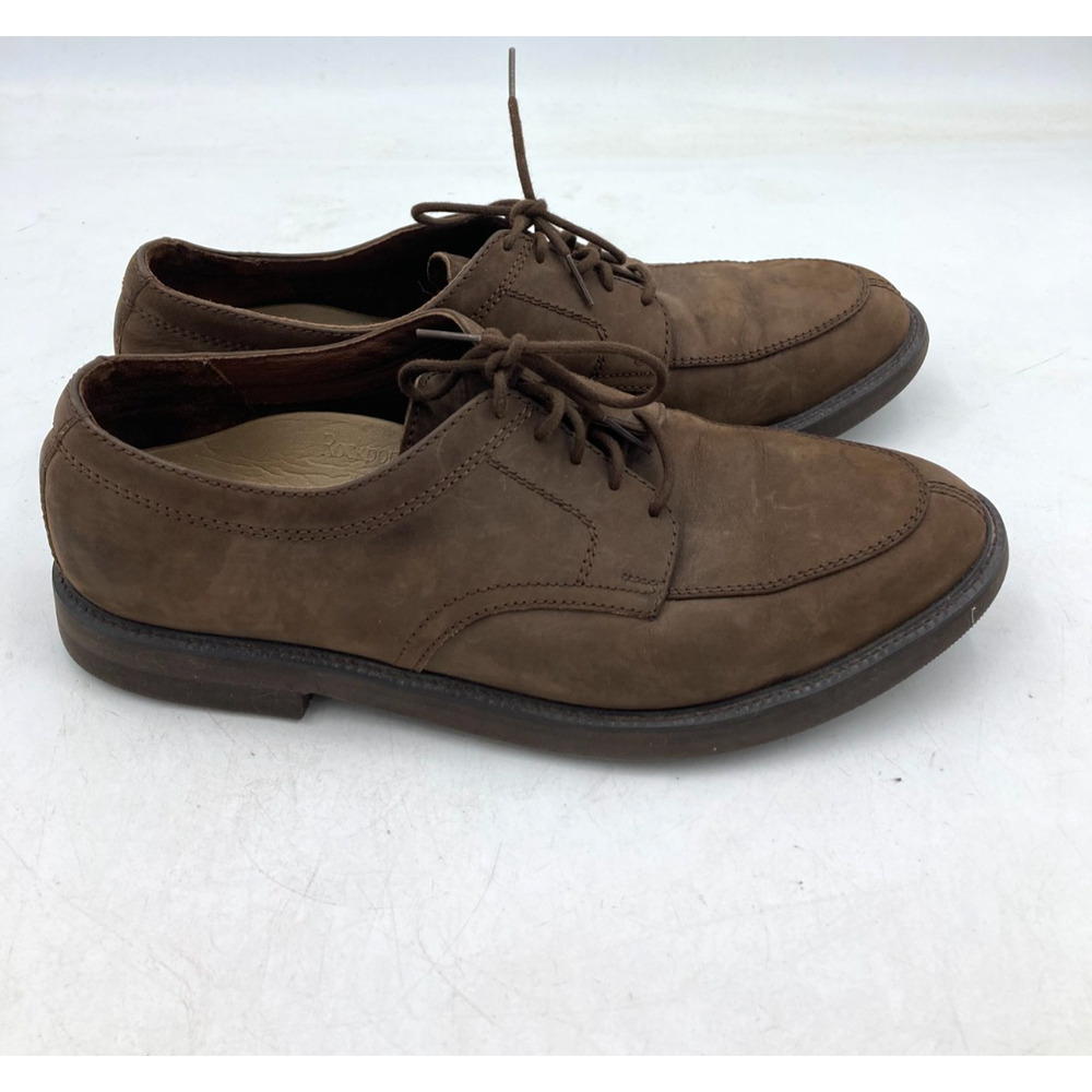 Rockport Mens Suede Leather Oxfords‎ Dress Casual Comfort Shoes Brown 11